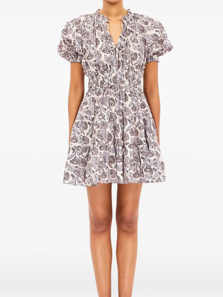  Ulla Johnson Soffia Mini Dress - Neutrals 
