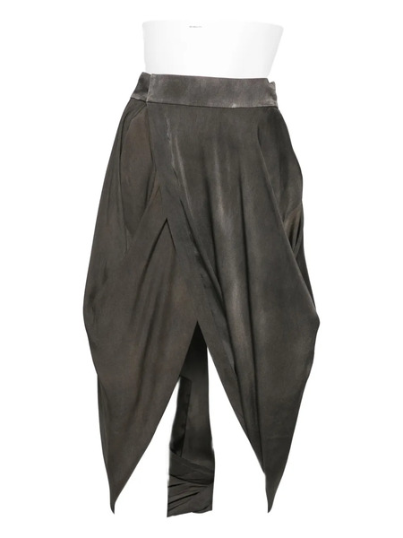  Uma Wang Asymmetric Skirt - Grey 