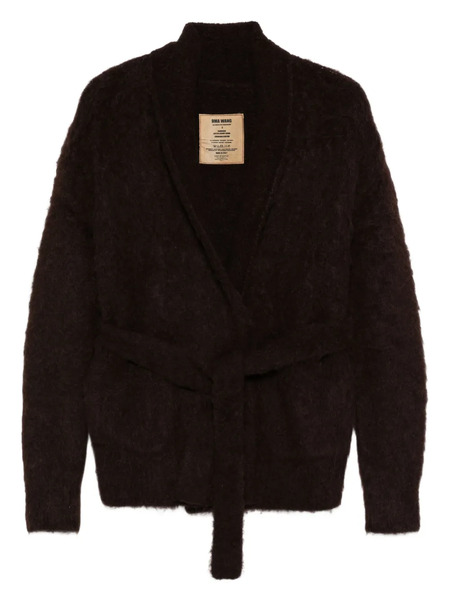  Uma Wang Belted Cardigan - Brown 