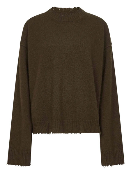  Uma Wang Distressed Sweater - Green 