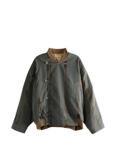  Uma Wang Jovan Striped Jacket - Grey 