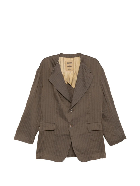  Uma Wang Jui Single-breasted Blazer - Brown 