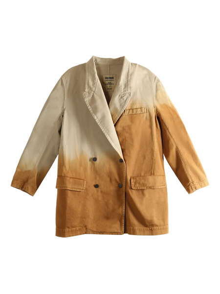  Uma Wang Kort Dopuble-breasted Blazer - Brown 