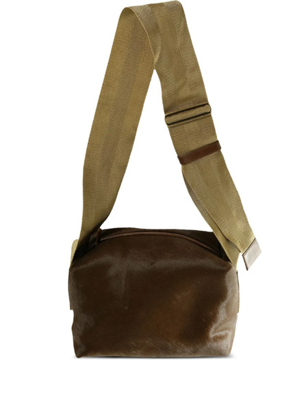  Uma Wang Medium Leather Shoulder Bag - Brown 