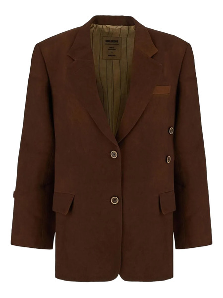  Uma Wang Oversized Jacket - Brown 