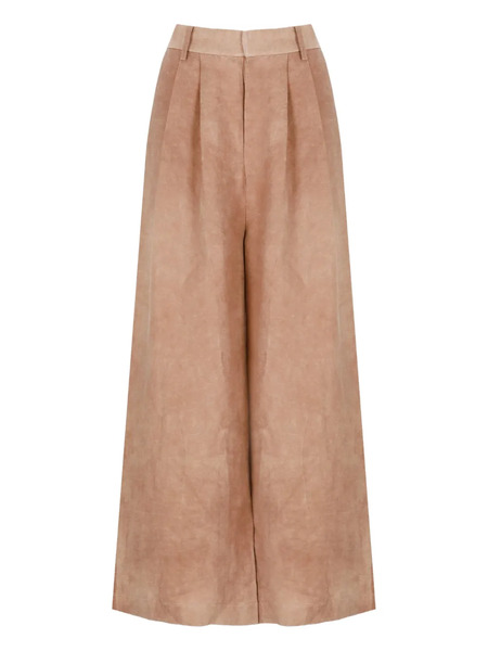  Uma Wang Pleated-front Trousers - Brown 