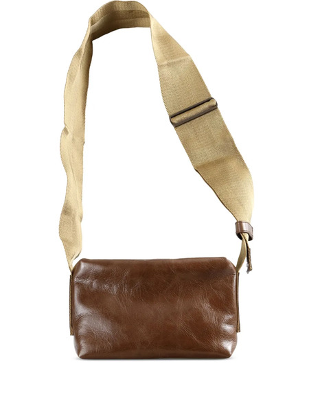  Uma Wang Small Leather Shoulder Bag - Brown 