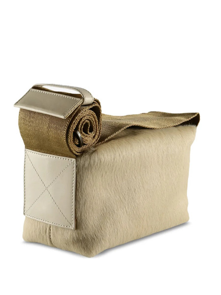  Uma Wang Small Leather Shoulder Bag - Neutrals 