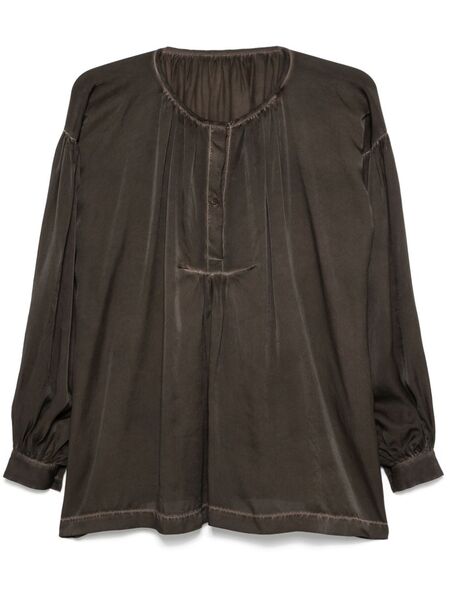  Uma Wang Tillie Blouse - Brown 
