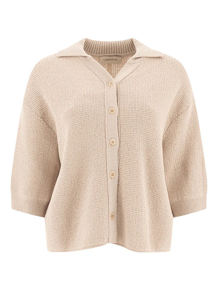  Umarmung Button Three-quarter-sleeves Cardigan - Neutrals 