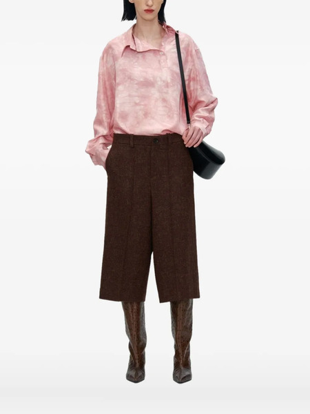  Umber Postpast Tie-dye Silk Shirt - Pink 