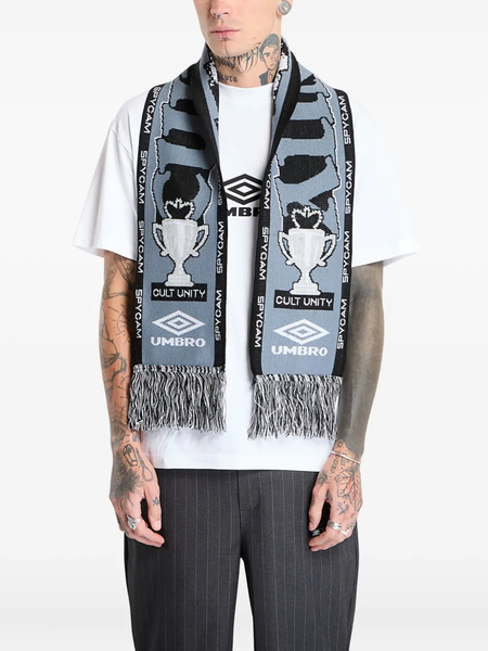  Umbro Cult Unity Fringed Scarf - Black 