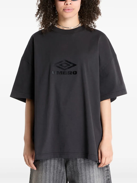 Umbro Slogan-print Oversized T-shirt - Black 