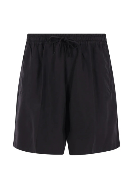  Umit Benan Drawstring Pocketed Deck Shorts - Black 