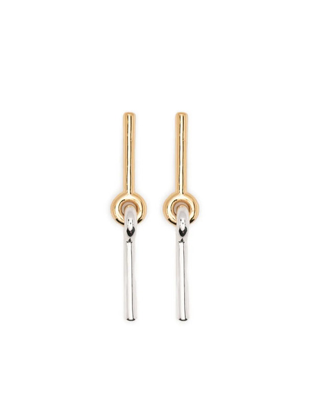  Uncommon Matters Lock Stick Earrings - Gold 