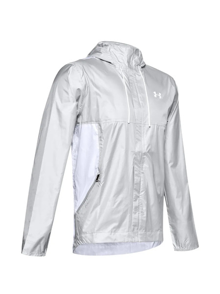  Under Armour Cloudburst Shell Hooded Jacket - Grey 
