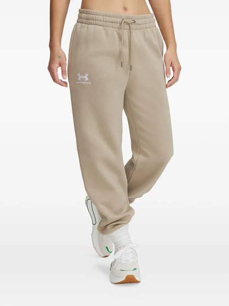 Under Armour Drawstring Icon Fleece Trousers - Neutrals 