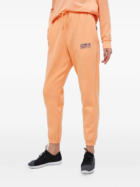  Under Armour Drawstring Label Track Pants - Orange 
