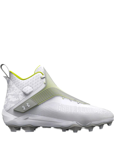  Under Armour Highlight Hammer Mc white/metallic Silver Cleats 