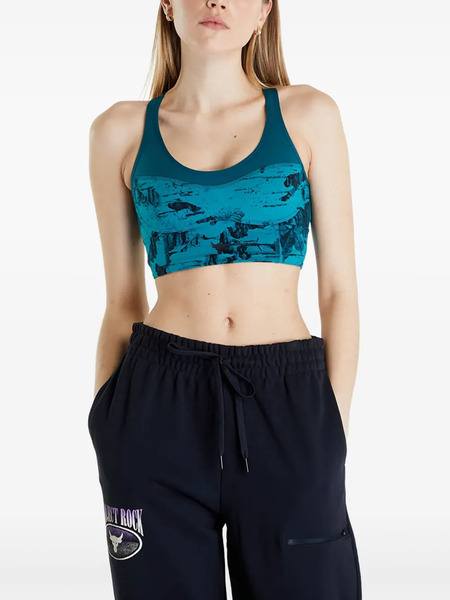  Under Armour Project Rock Infinity Bra - Green 