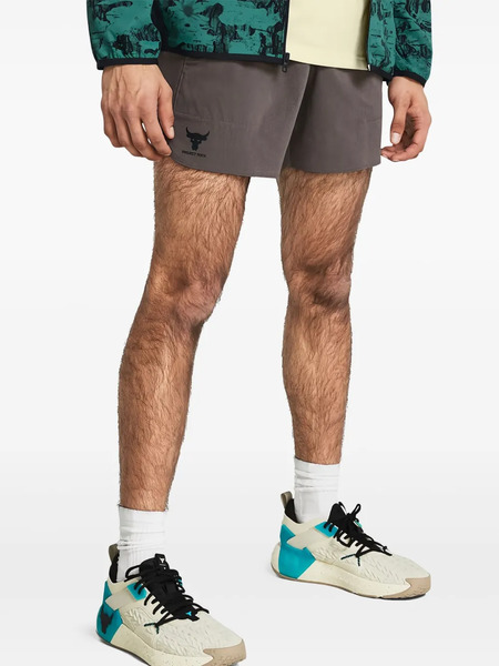  Under Armour Project Rock Shorts - Brown 