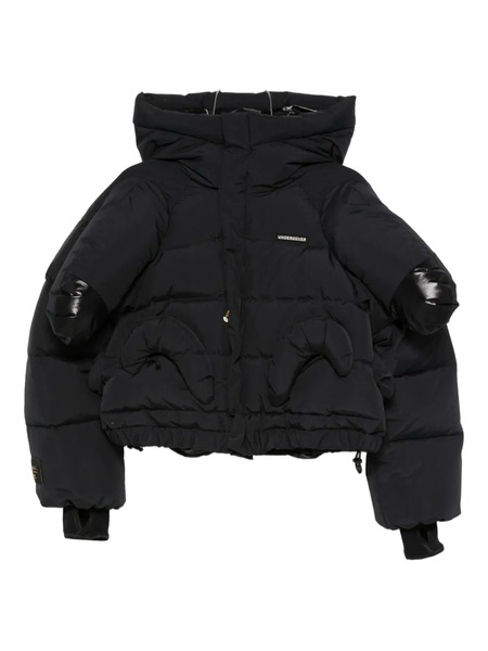  Undercover Asymmetric Puffer Jacket - Black 