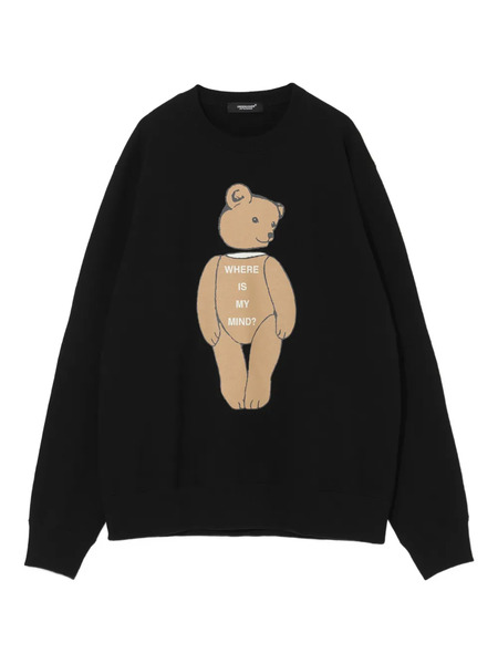  Undercover Bear Graphic Pullover - Black 