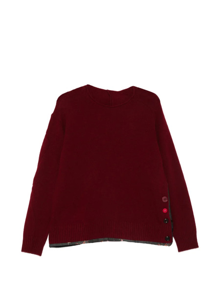  Undercover Button-detail Sweater - Red 