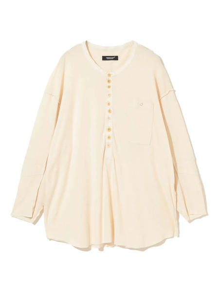  Undercover Button-up Long-sleeve Shirt - Neutrals 