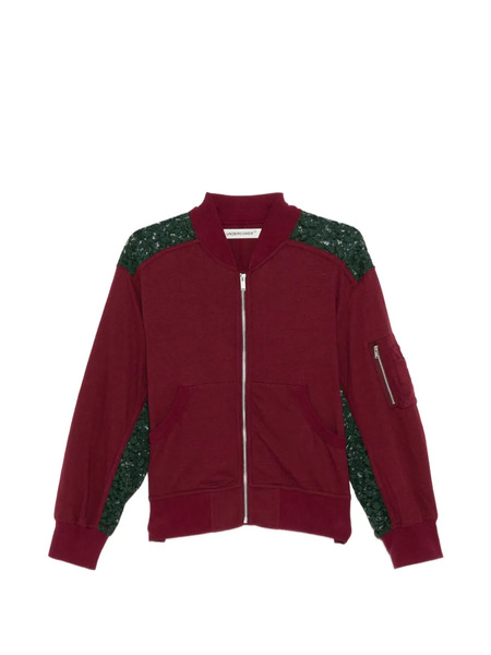  Undercover Cutwork Bomber Jacket - Red 