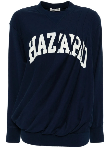  Undercover Draped Sweatshirt - Blue 