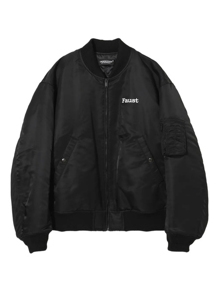  Undercover Graphic-print Bomber Jacket - Black 
