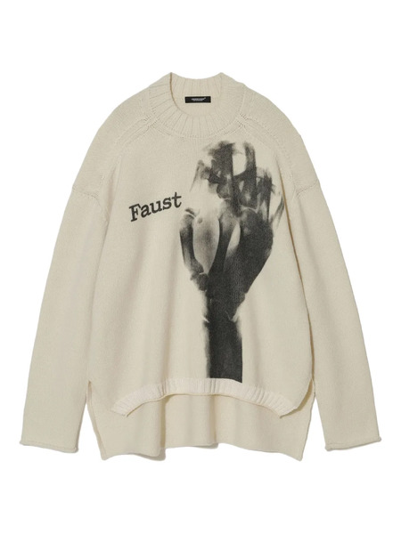  Undercover Graphic-print Long-sleeve Sweater - Neutrals 