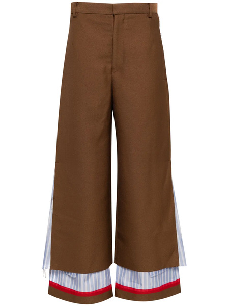  Undercover Kasane Pants - Brown 