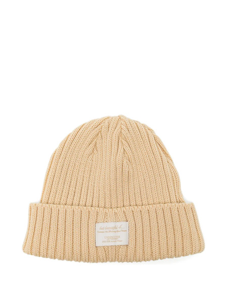  Undercover Logo-patch Beanie Hat - Yellow 