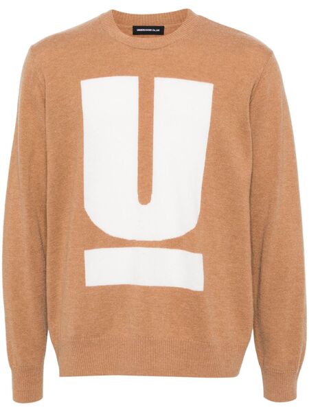  Undercover Logo-print Jumper - Brown 