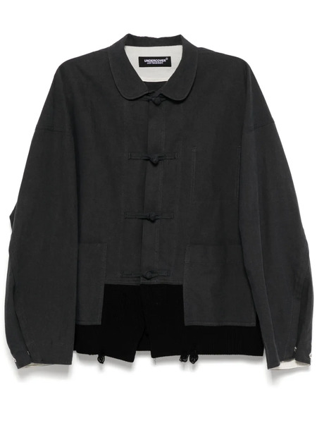  Undercover Panelled Shirt Jacket - Grey 