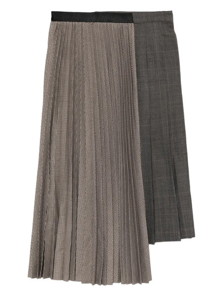  Undercover Patchwork Skirt - Grey 