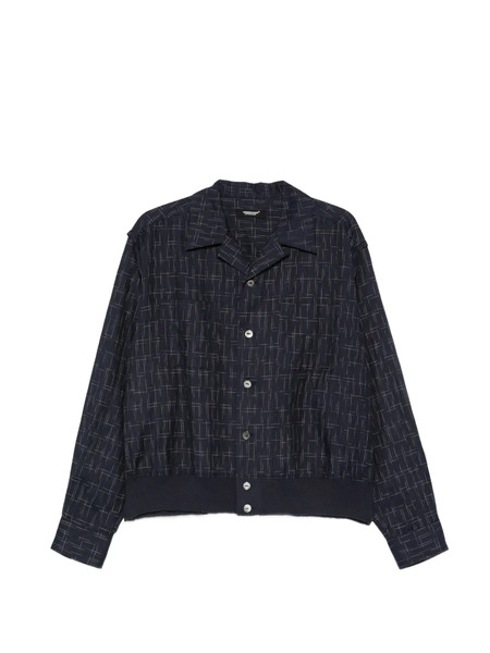  Undercover Patterned Overshirt - Blue 