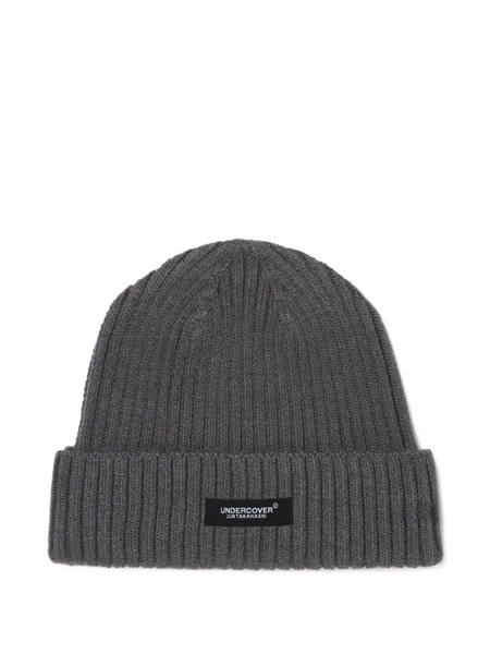  Undercover Ribbed Beanie - Grey 