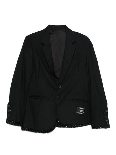  Undercover Sequin-embellished Blazer - Black 