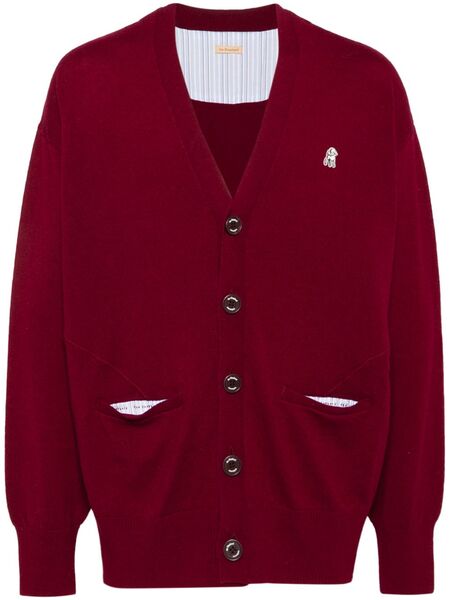  Undercover Sheep Patch Cardigan - Red 