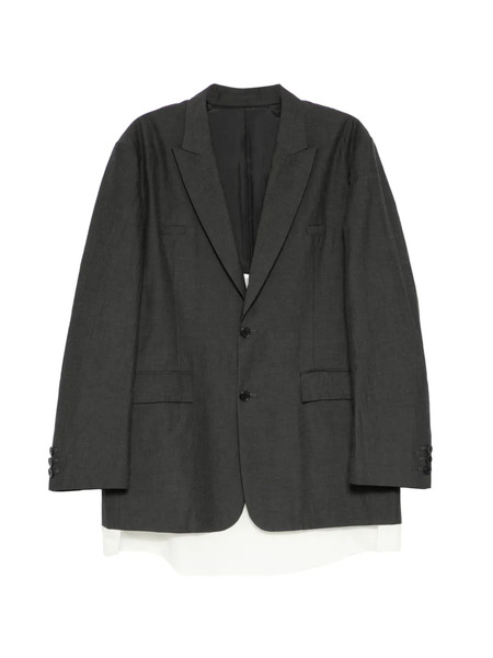  Undercover Single-breasted Blazer - Grey 