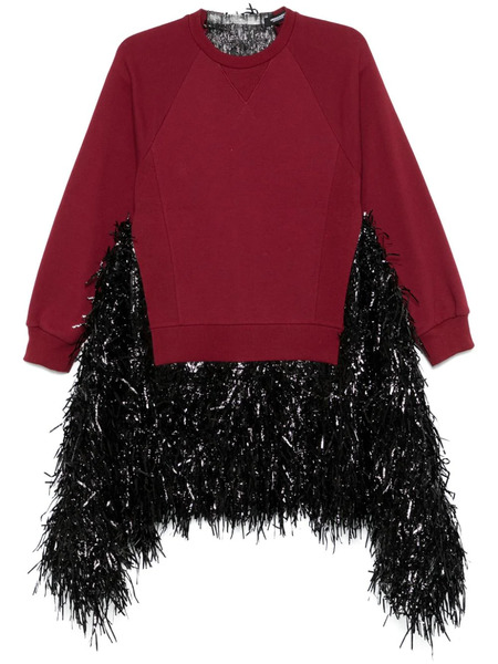  Undercover Tassel-trim Sweatshirt - Red 