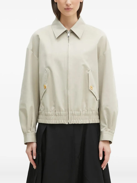  Undercover Tie-back Zip-front Jacket - Neutrals 