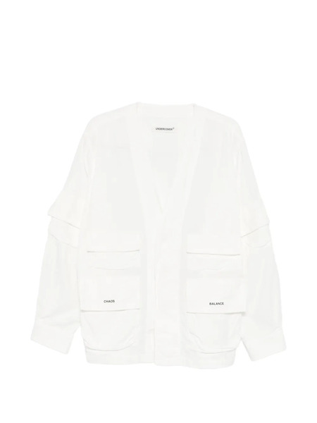  Undercover V-neck Jacket - White 
