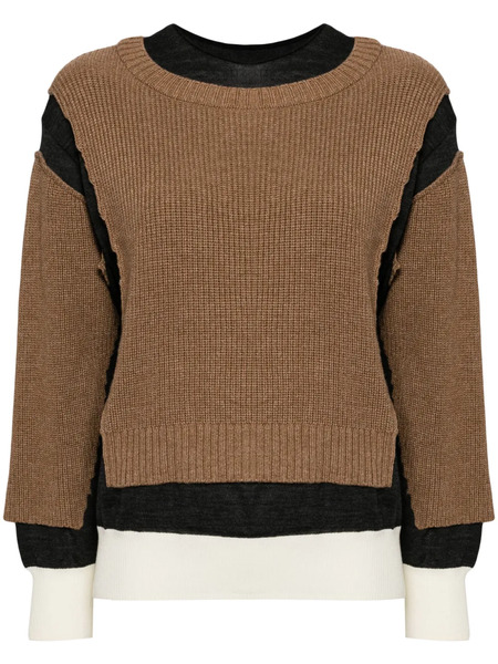  Undercover Wool Blend Jumper - Brown 