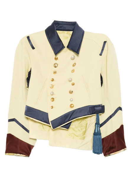  Undercover Wool Double-breasted Jacket - Yellow 