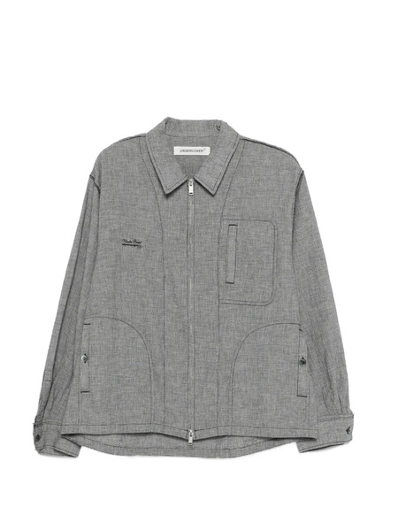  Undercover Zip-up Overshirt - Black 
