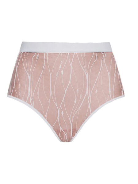  Undress Code Walking In Clouds Lace Briefs - White 